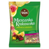 Jeleuri fructate acoperite cu ciocolata WAWEL Krakovia, punga 1 Kg
