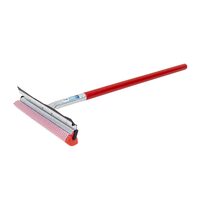 Spalator geamuri ZOREX cu coada lemn, 40 cm, racleta 25 cm, rosu