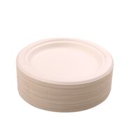 Farfurii din trestie de zahar, Ø 22 cm, 10 buc/set