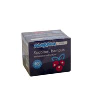 Scobitori din bambus ALABALA ambalate individual, 400 bucati/cutie