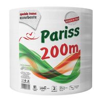 Prosoape hartie monorola OVM, 200 metri, celuloza alb, 17 gr/mp, 2 straturi, h 190 mm, portionat