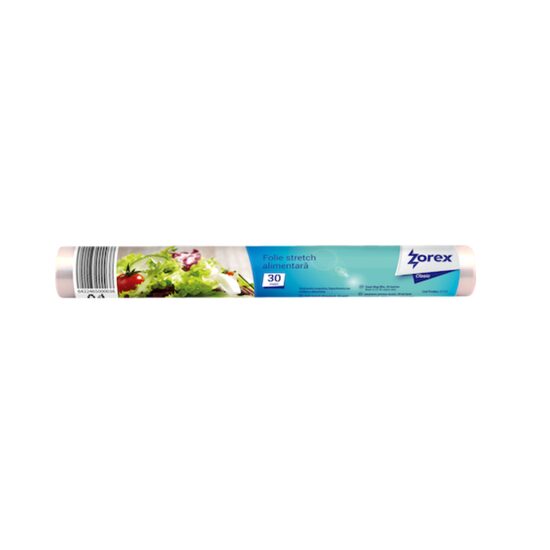 Folie strech pentru alimente, 30 cm x 30 metri