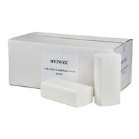 Prosoape pliate OVM Premium, V-fold, ZZ, celuloza alb (34 gr/mp), 2 straturi, 150 foi, 21 x 23 cm, 20 pachete/bax