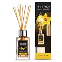 Odorizant cu betisoare AREON Home Perfume, 85 ml, Vanilla Black