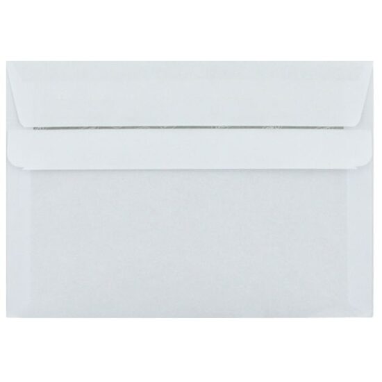 Plic pachet C6 (114 x 162 mm), alb, autoadeziv, 25 bucati