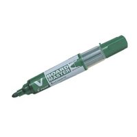Marker whiteboard PILOT Vboard, varf rotund, reincarcabil, scriere de 2 - 4 mm, verde