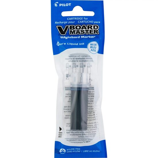 Rezerva marker whiteboard PILOT Vboard, varf rotund, albastru