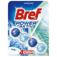 Odorizant toaleta Bref Wc Power Aktiv, 4 bile, 50 gr, Ocean