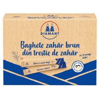 Zahar brun din trestie DIAMANT, baghete stick 5 g x 50 buc