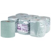 Prosoape monorola DONAU Expert, 100 metri, hartie reciclata verde, 1 strat (36 g/mp), 200 foi, 6 role/bax