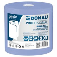 Prosoape industriale DONAU PROfessional Blue, 200 metri, celuloza 100%, 2 straturi, 800 foi (234 x 241 mm), albastru