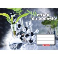 Caiet special Herlitz, 24 file, biologie, coperta policromie
