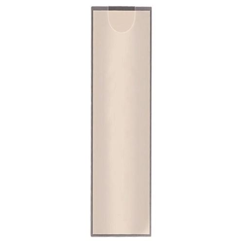 Buzunar autoadeziv Q-CONNECT pentru etichete, deschidere pe latura mica, 35 x 102 mm, 12 buc/set