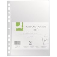 Folie protectie Q-CONNECT, A4, coaja portocala, 40 microni, 100 file/set