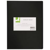 Mapa de prezentare cu file interioare Q-CONNECT A3, 20 folii, 650/38 microni, negru