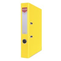 Biblioraft plastifiat OFFICE Products, 5 cm, colturi metalice, galben