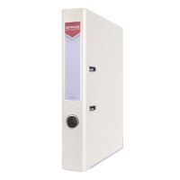 Biblioraft plastifiat OFFICE Products, 5 cm, colturi metalice, alb