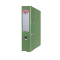 Biblioraft plastifiat OFFICE Products, 7.5 cm, colturi metalice, verde