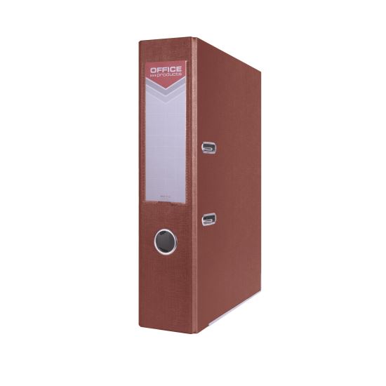 Biblioraft plastifiat OFFICE Products, 7.5 cm, colturi metalice, bordo
