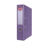 Biblioraft plastifiat OFFICE Products, 7.5 cm, colturi metalice, mov