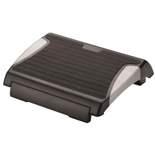 Suport ergonomic Q-CONNECT pentru picioare, 3 trepte de ajustare, 400 x 70 x 350, antracit