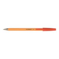 Pix fara mecanism Q-CONNECT Yellow Fine, scriere de 0.4 mm, rosu