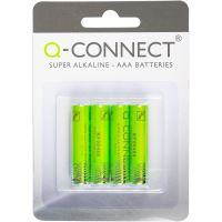 Baterii Q-CONNECT, alcaline, R3, AAA, 1.5 v, 4 buc/set