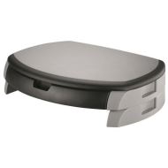 Suport din plastic pentru monitor Q-CONNECT, cu sertar, 450 x 315 x 113 mm, gri