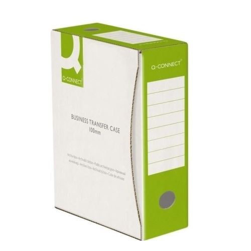 Cutie arhivare Q-CONNECT, 100 mm, verde, 100 x 339 x 298 mm