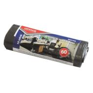 Saci menajeri OFFICE Products, 60 litri, rezistenti, LDPE, 10 buc/set, negru