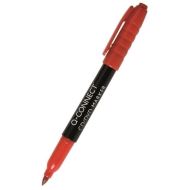 Marker permanent Q-CONNECT, tip M, scriere de 1 mm, rosu