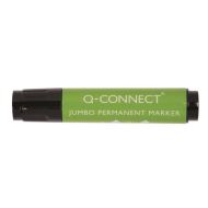 Marker permanent Q-CONNECT Jumbo, varf patrat, scriere de 2 - 20 mm, negru