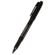 Marker permanent Q-CONNECT, tip M, scriere de 1 mm, negru