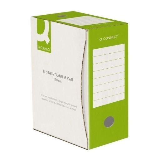 Cutie arhivare Q-CONNECT, 150 mm, verde, 150 x 339 x 298 mm