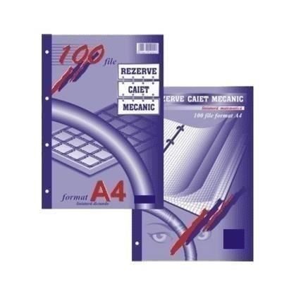 Rezerva caiet mecanic Arhi Design, A5, aritmetica, 100 file