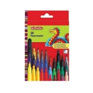 Carioci Herlitz Green Line 30 culori, varf de 2 mm