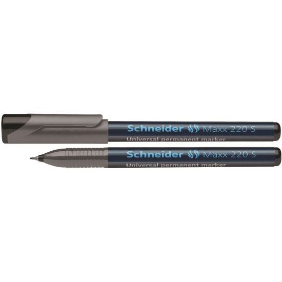 Marker permanent Schneider 220, tip S, scriere de 0.4 mm, negru