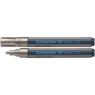 Marker cu vopsea Schneider Maxx 270, scriere de 1 - 3 mm, argintiu