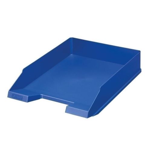 Tavita documente Herlitz Clasic, plastic mat, albastru