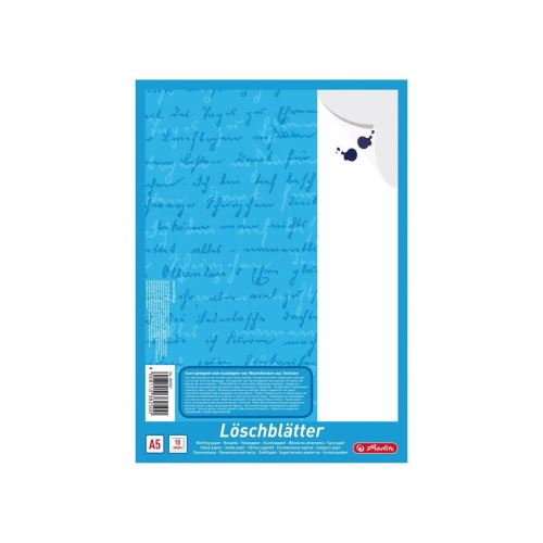 HARTIE SUGATIVA HERLITZ A5 ALBA, 10 COLI/TOP