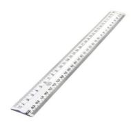 RIGLA 15 CM TRANSPARENTA