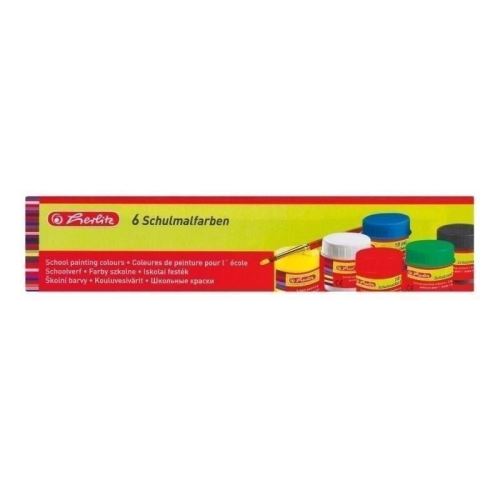 Acuarele guase Herlitz, 6 culori x 20 ml