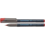 Marker permanent Schneider 220, tip S, scriere de 0.4 mm, rosu