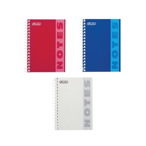 Carnetel Herlitz A6 spiralat, 10 x 14 cm, 200 file, aritmetica