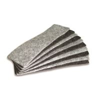 Rezerva pentru burete magnetic Bi-Office Professional, 140 x 40, 10 bucati