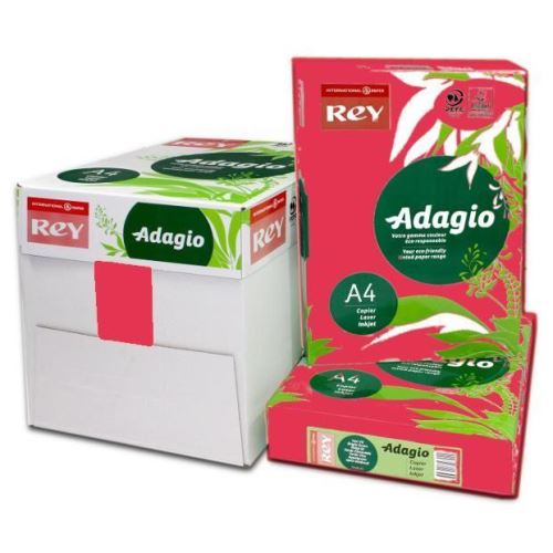 Carton color Adagio, A4, 160 gr, 250 coli/top, rosu