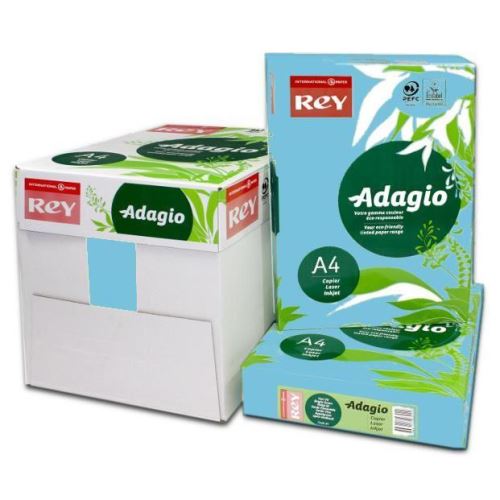 Carton color Adagio, A4, 160 gr, 250 coli/top, albastru intens