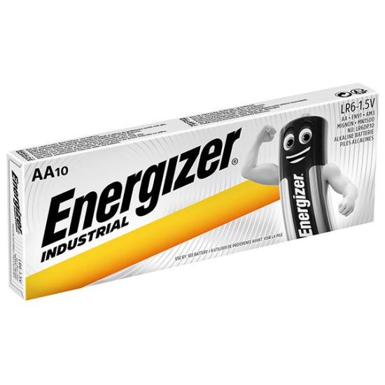 Baterii Energizer Industrial R6, AA, 1.5 v, pachet 10 bucati