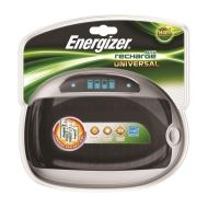 Incarcator pentru acumulatori Energizer Universal, 2 sloturi, incarca AA, AAA, C, D, 9V