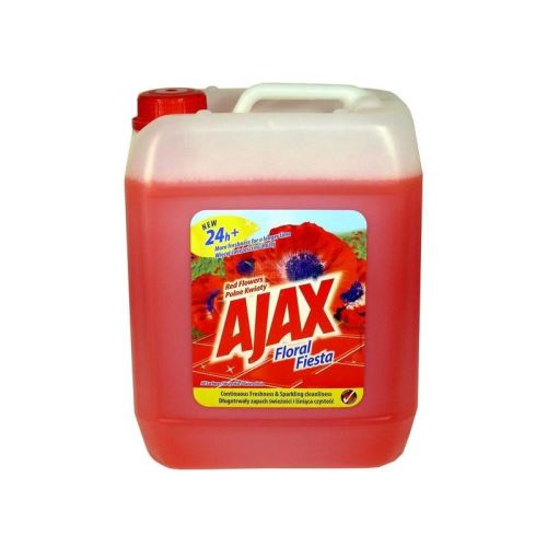 Detergent pardoseli universal AJAX, 5 Litri, Red Flowers, canistra